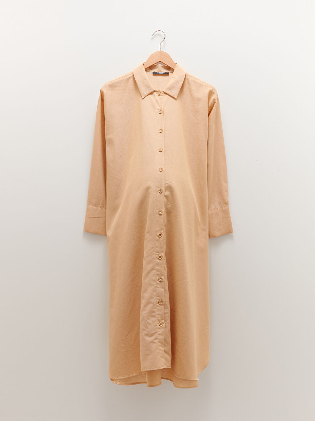 تونيك قميص نسائي سادة بأكمام طويلة للأمومة-5