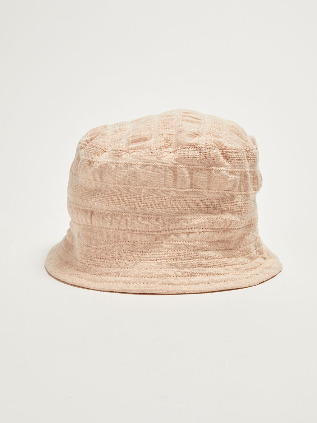 Pembe Kız Bebek Kendinden Desenli Şapka