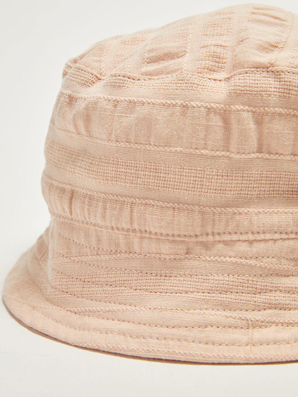 Pembe Kız Bebek Kendinden Desenli Şapka-1