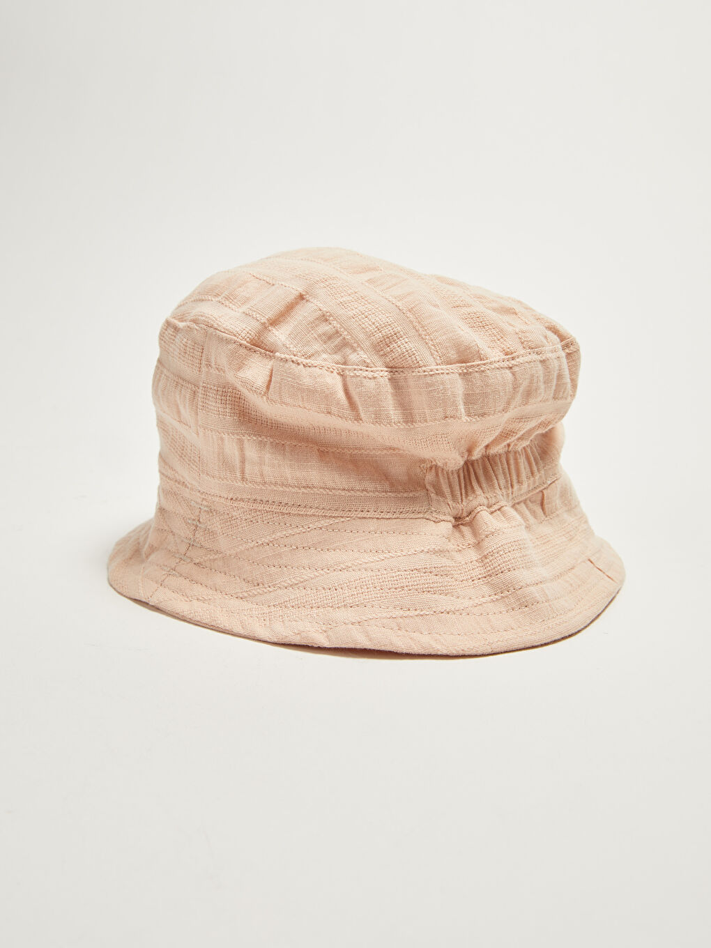 Pembe Kız Bebek Kendinden Desenli Şapka-2