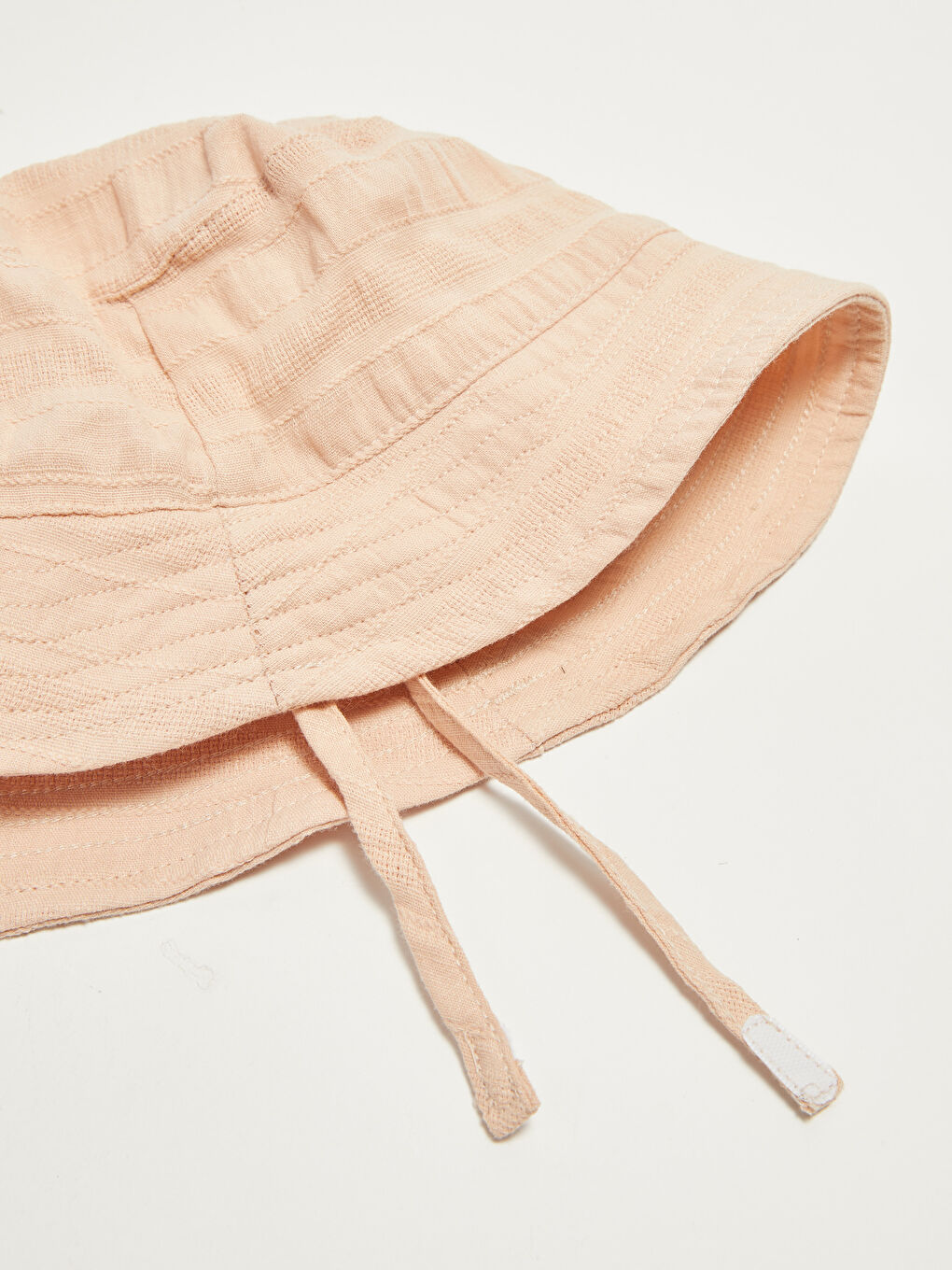 Pembe Kız Bebek Kendinden Desenli Şapka-3