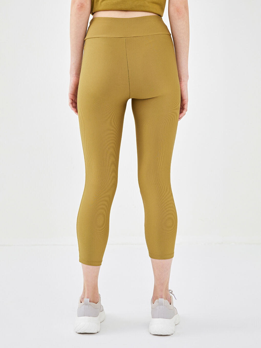 Leggings de Sport pour Femmes Droits à Poches et Taille Élastiquée-5