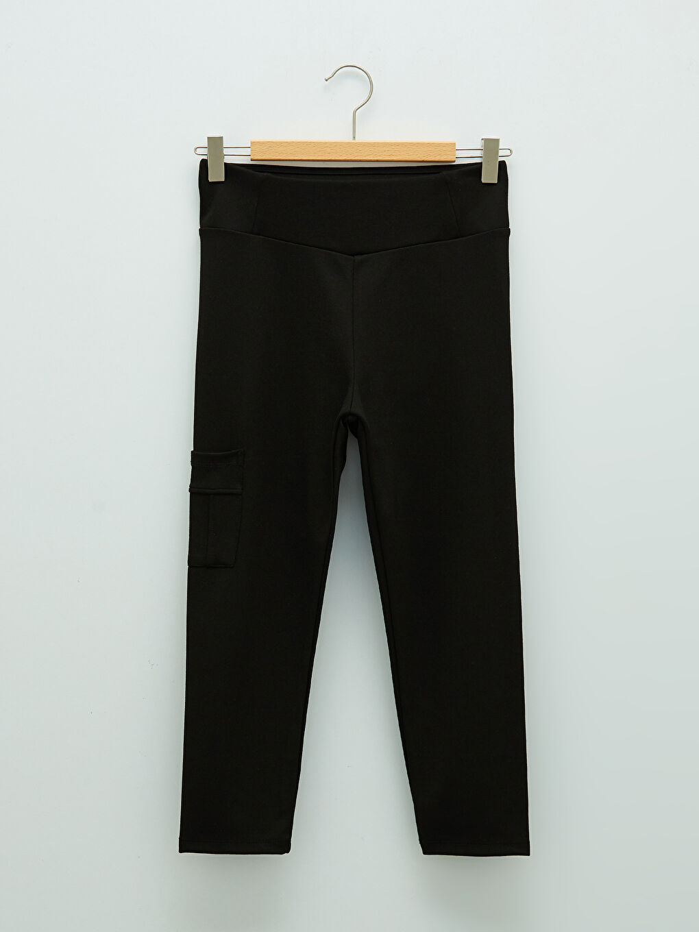 Elastic Waist Straight Pocket Detailed Women's Sports Leggings -S1LI86Z8-CVL