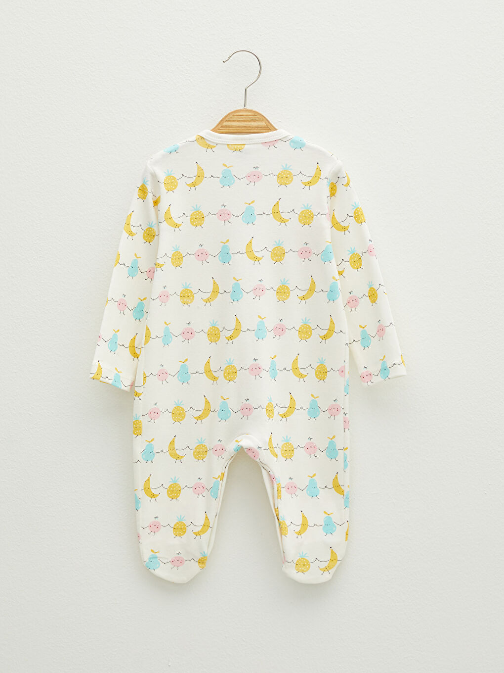 Luggi Baby V Neck Long Sleeve Printed Cotton Unisex Baby Rompers-1