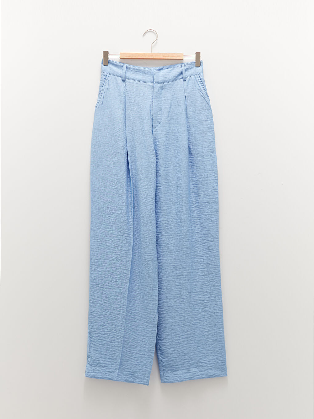 LCW Modest Mavi Standart Fit Düz Cep Detaylı Kadın Pantolon - 6