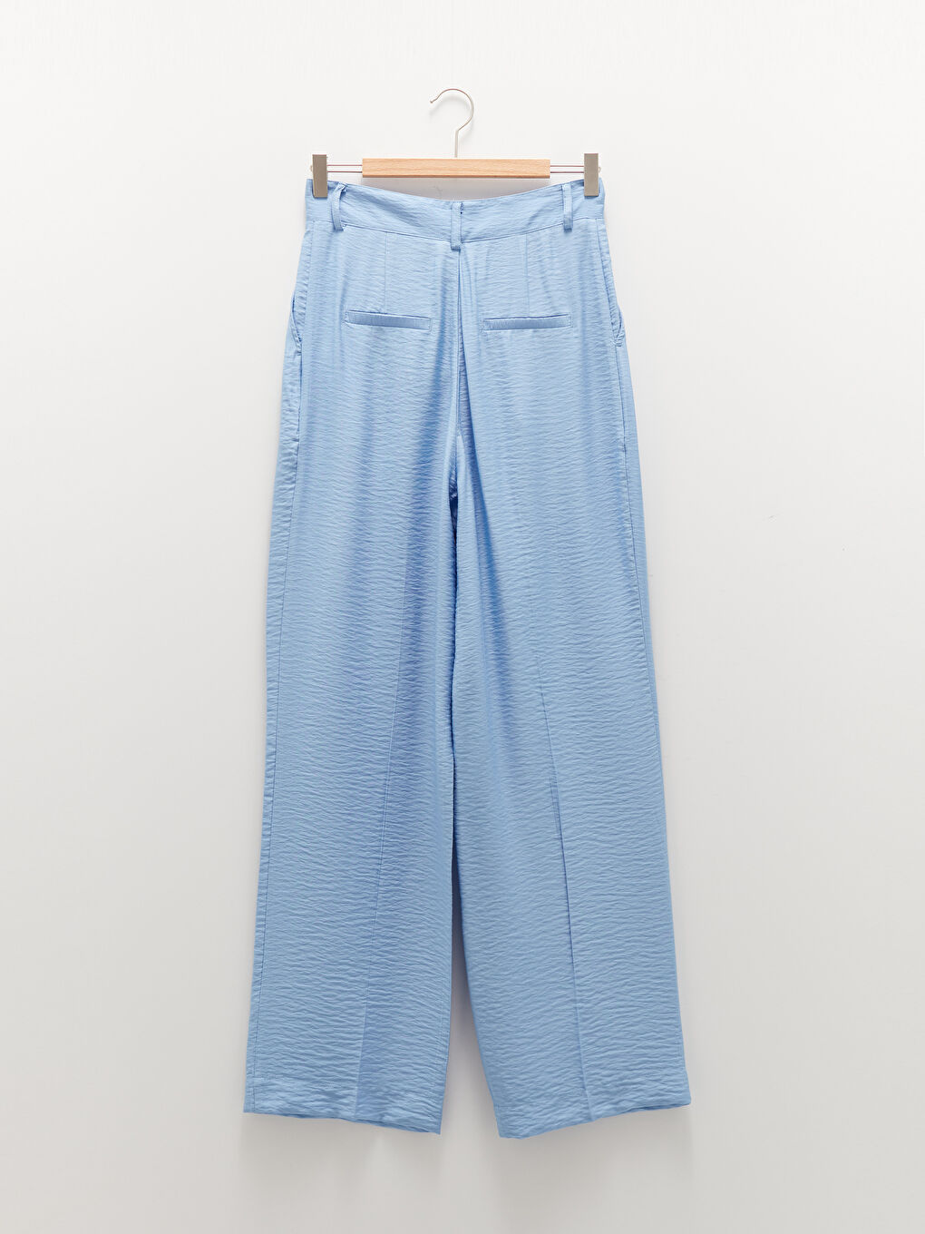 LCW Modest Mavi Standart Fit Düz Cep Detaylı Kadın Pantolon - 7