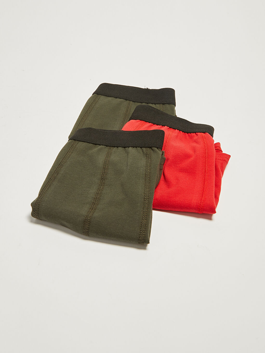 Karışık Standart Kalıp Pamuklu Esnek Erkek Boxer 3'lü-4