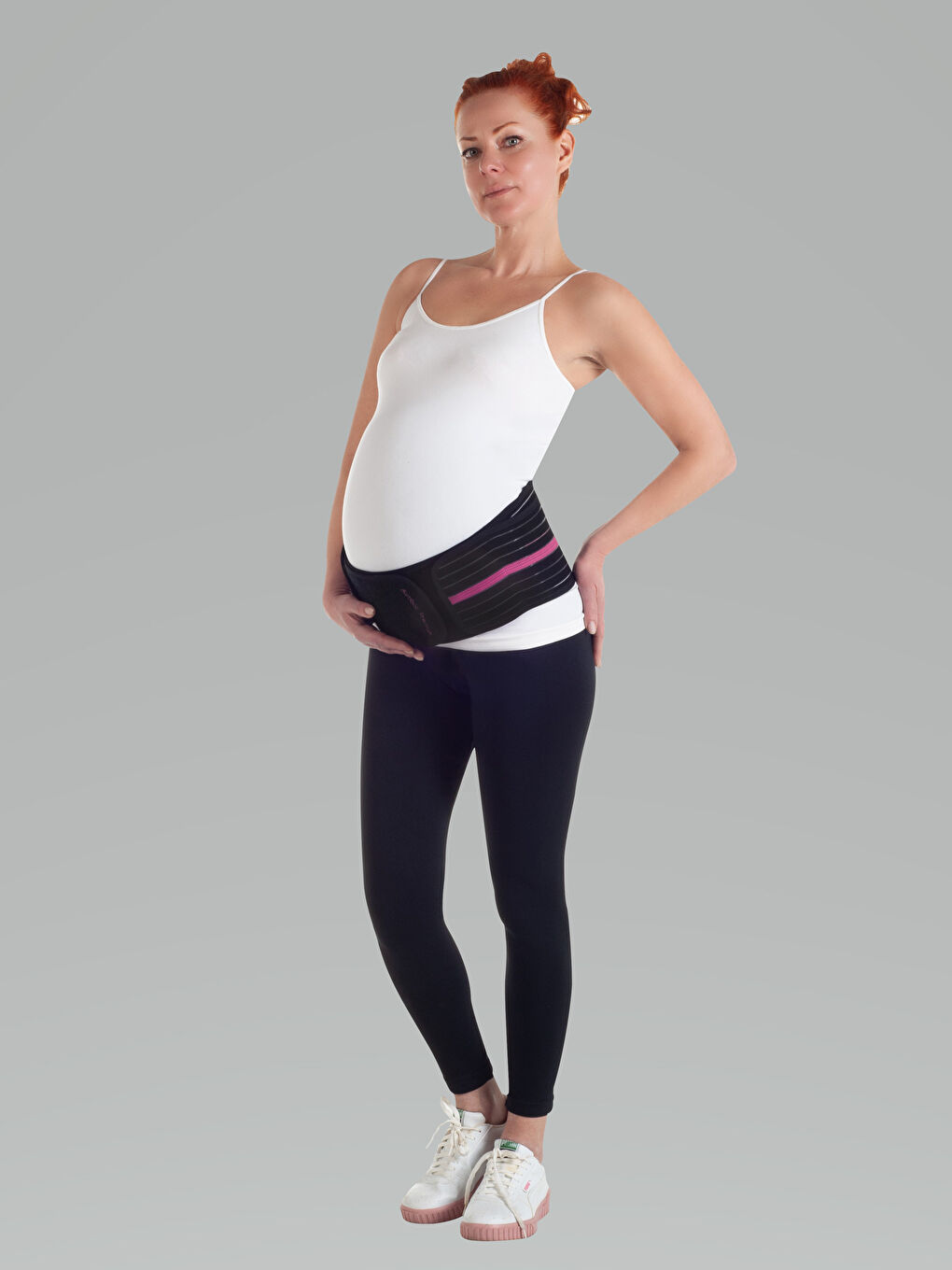 Siyah OWLİ Bamboo Premium Hamile Destek Kemeri - Kalça Bandı