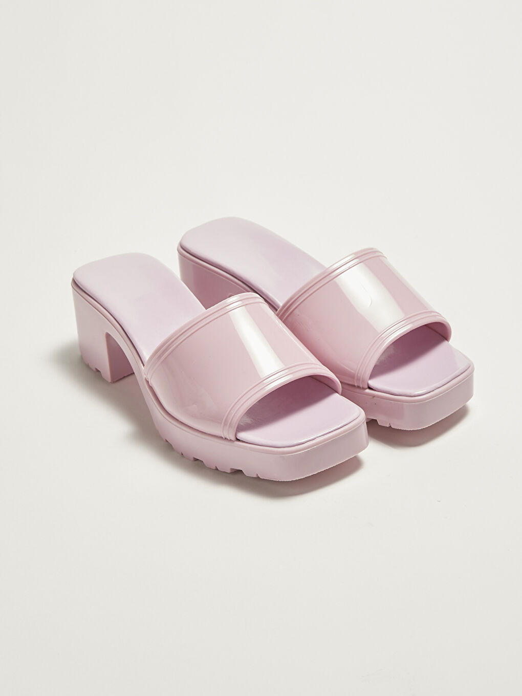 LCW STEPS Women's Single Band Heeled Slippers -S1LP51Z8-RYJ