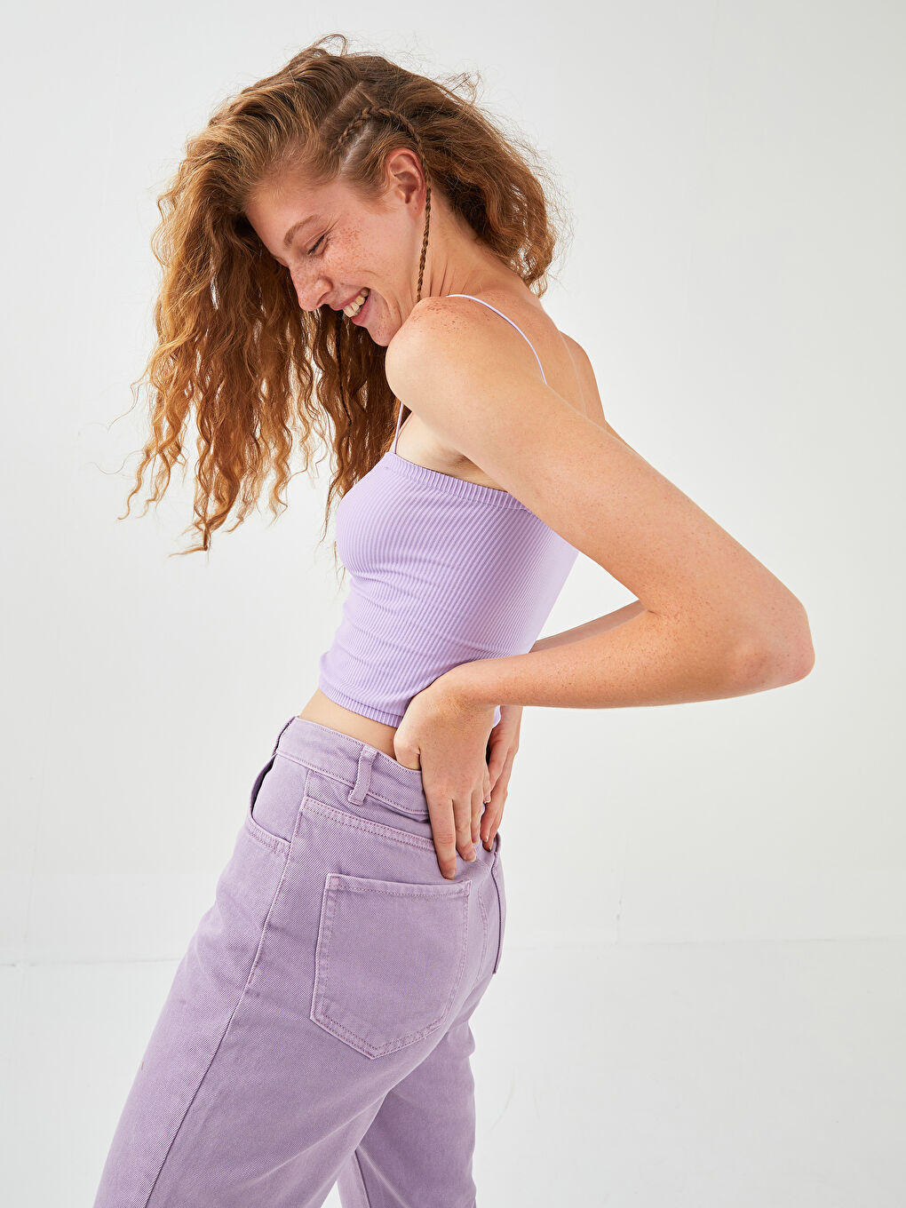 Ženski Uski Top sa Tankim Kaiševima-3