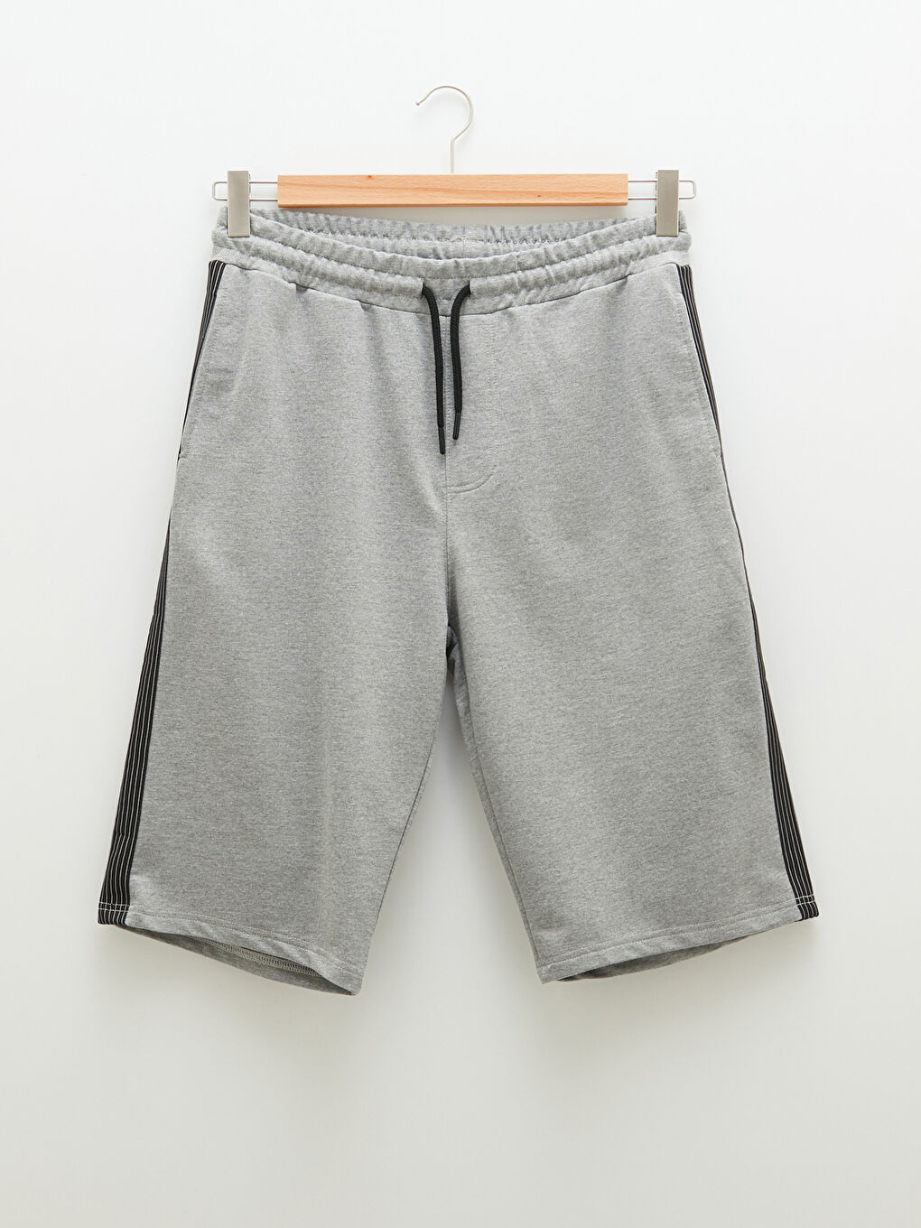 Slim Fit Knitted Men Shorts-5