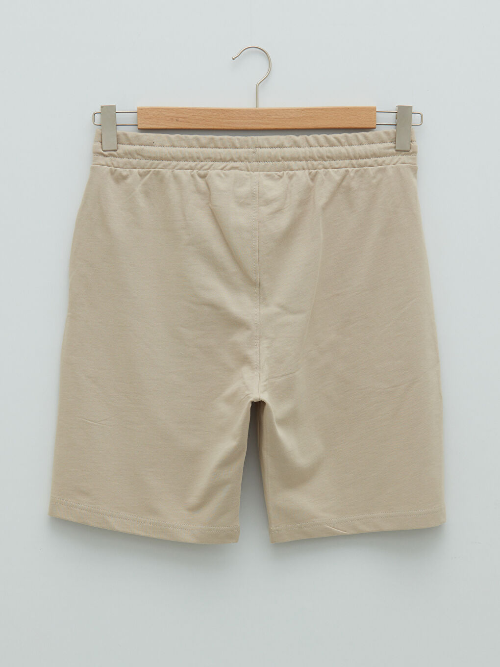 LCWAIKIKI Basic Bej Standart Kalıp Örme Erkek Şort - 7