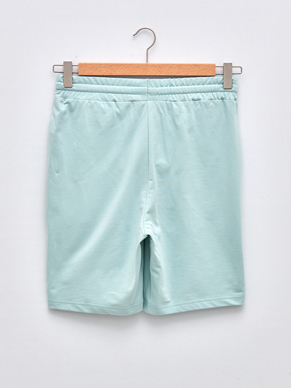 Yeşil Standart Kalıp Örme Erkek Şort-11