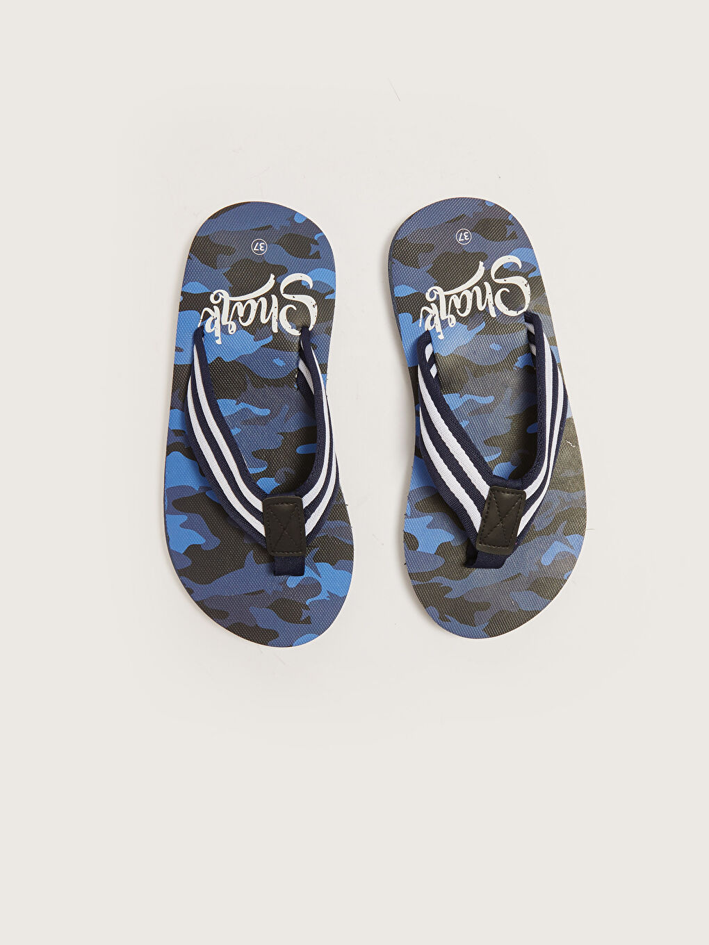 Printed Flip Flops Boy's Beach Slippers-4