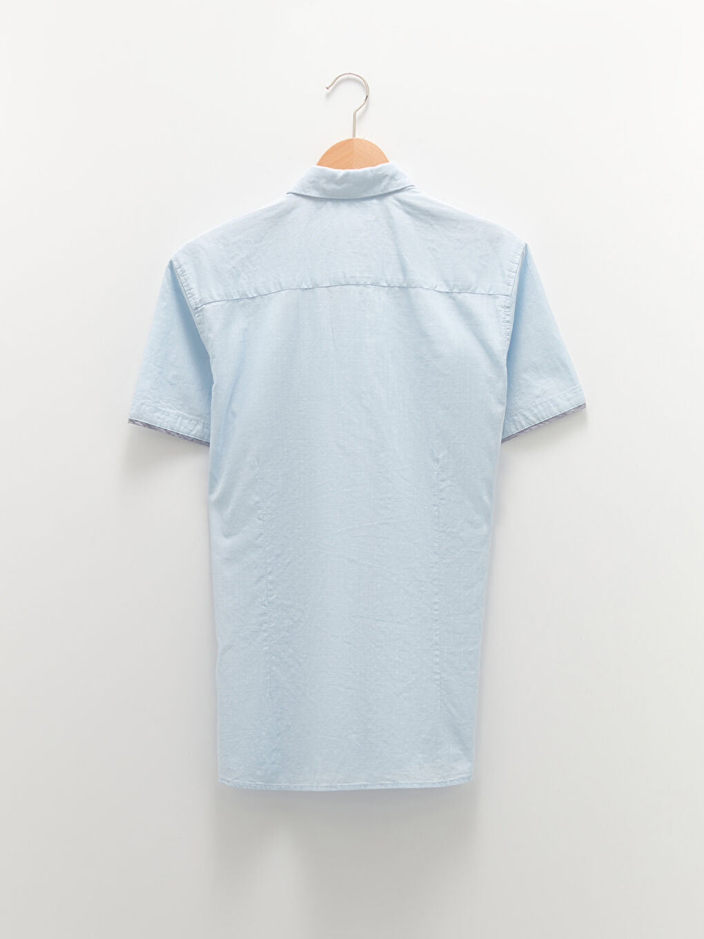 LCW Vision Slim Fit Kısa Kollu Erkek Gömlek -S1LU83Z8-RUS
