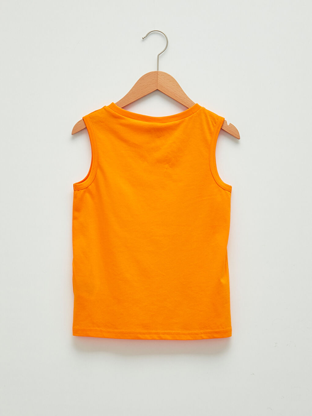 Crew Neck Basic Boys' Vest-1