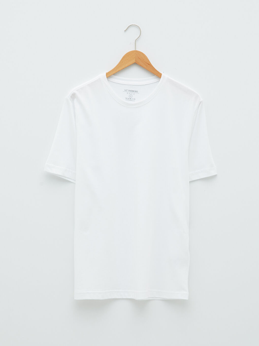 تيشيرت رجالي كم قصير ياقة دائرية قطن ممشط - عبوة من 3 قطع-14