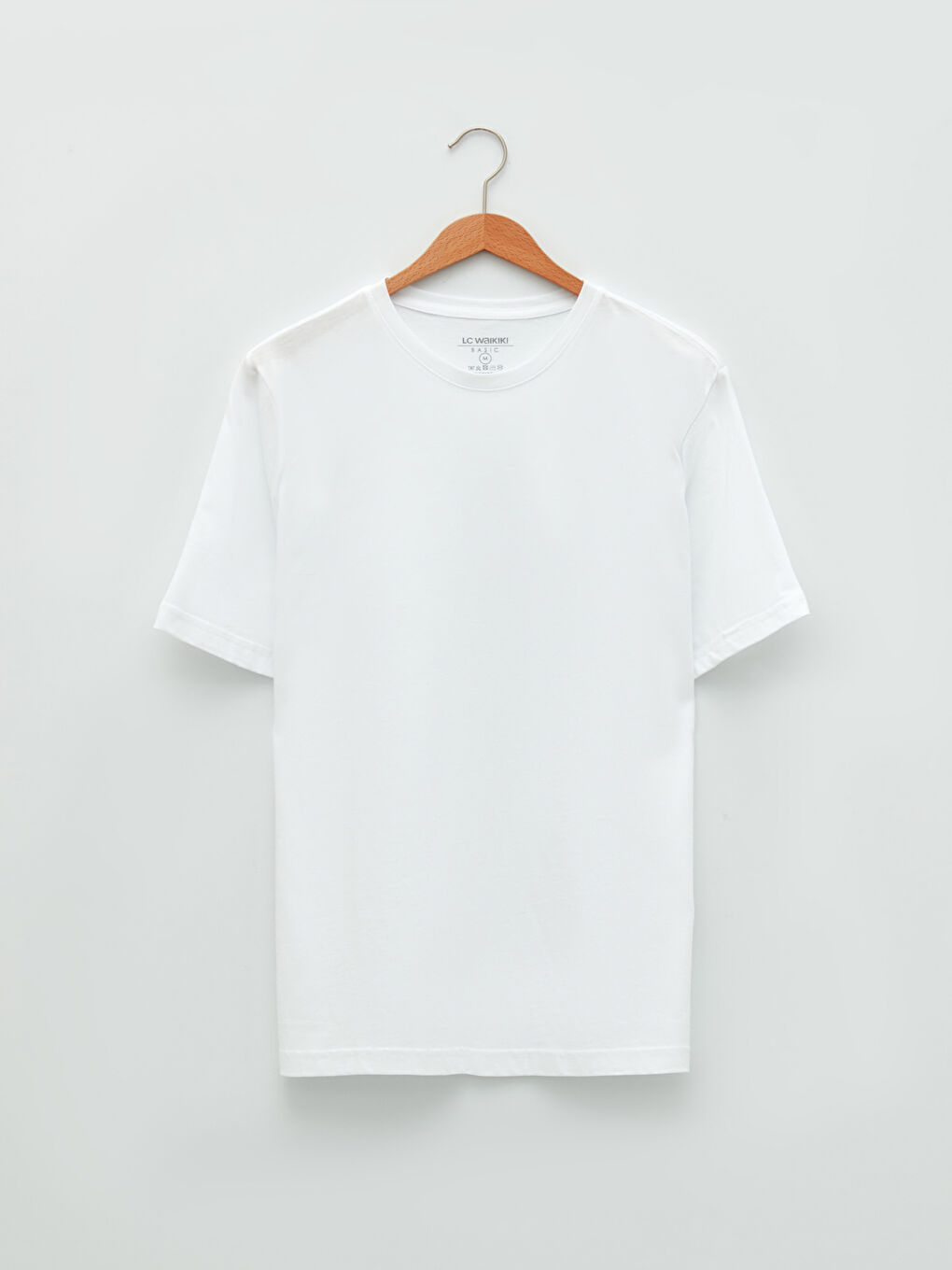 Tricou pentru Bărbați cu Guler Rotund, Mânecă Scurtă, din Bumbac Pieptănat, Pachet de 3-7