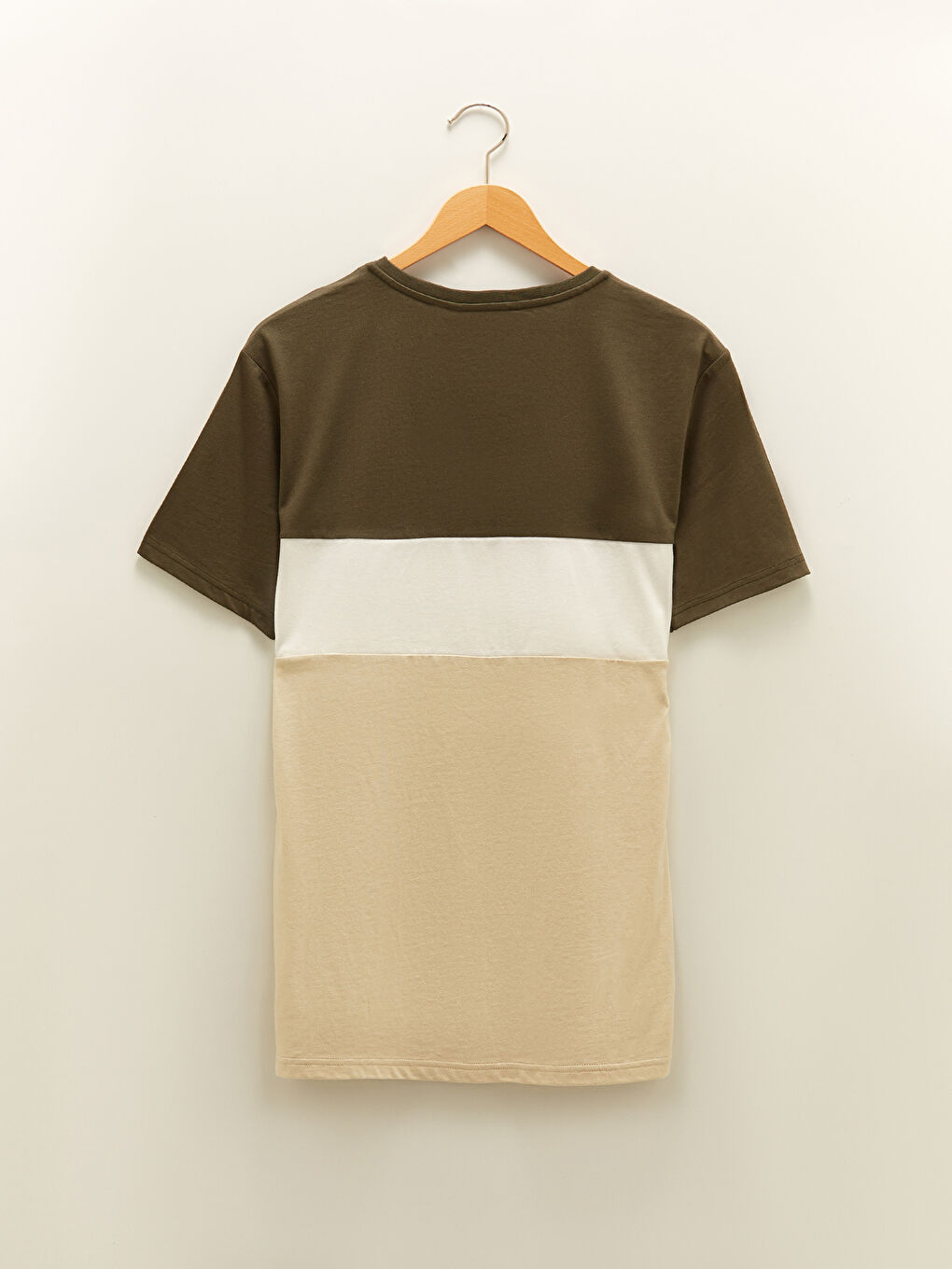 XSIDE Crew Neck Short Sleeve Printed Combed Cotton Men's T-shirt -S1M075Z8-Q5E