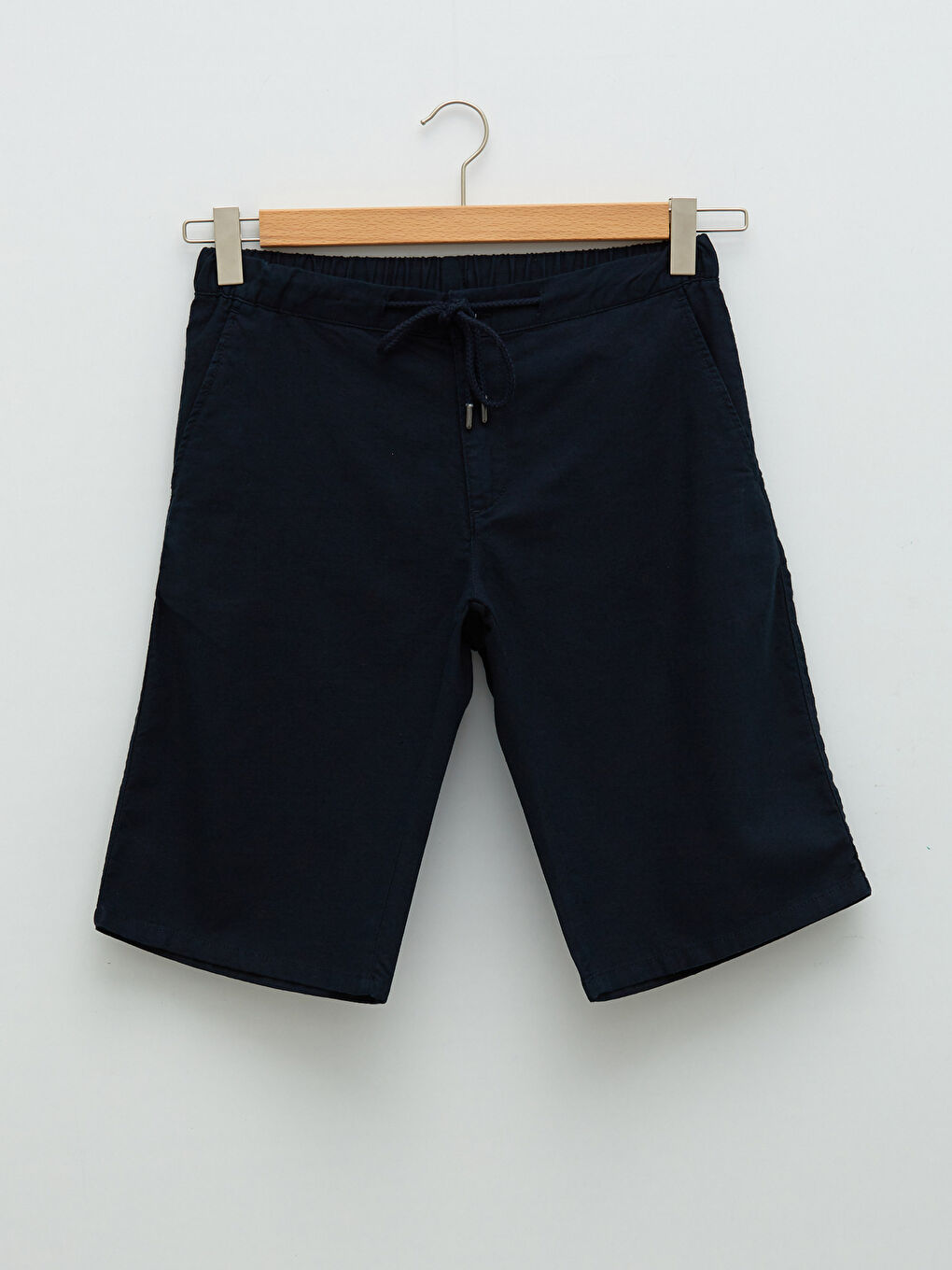 Lacivert Geniş Kalıp Erkek Şort-5