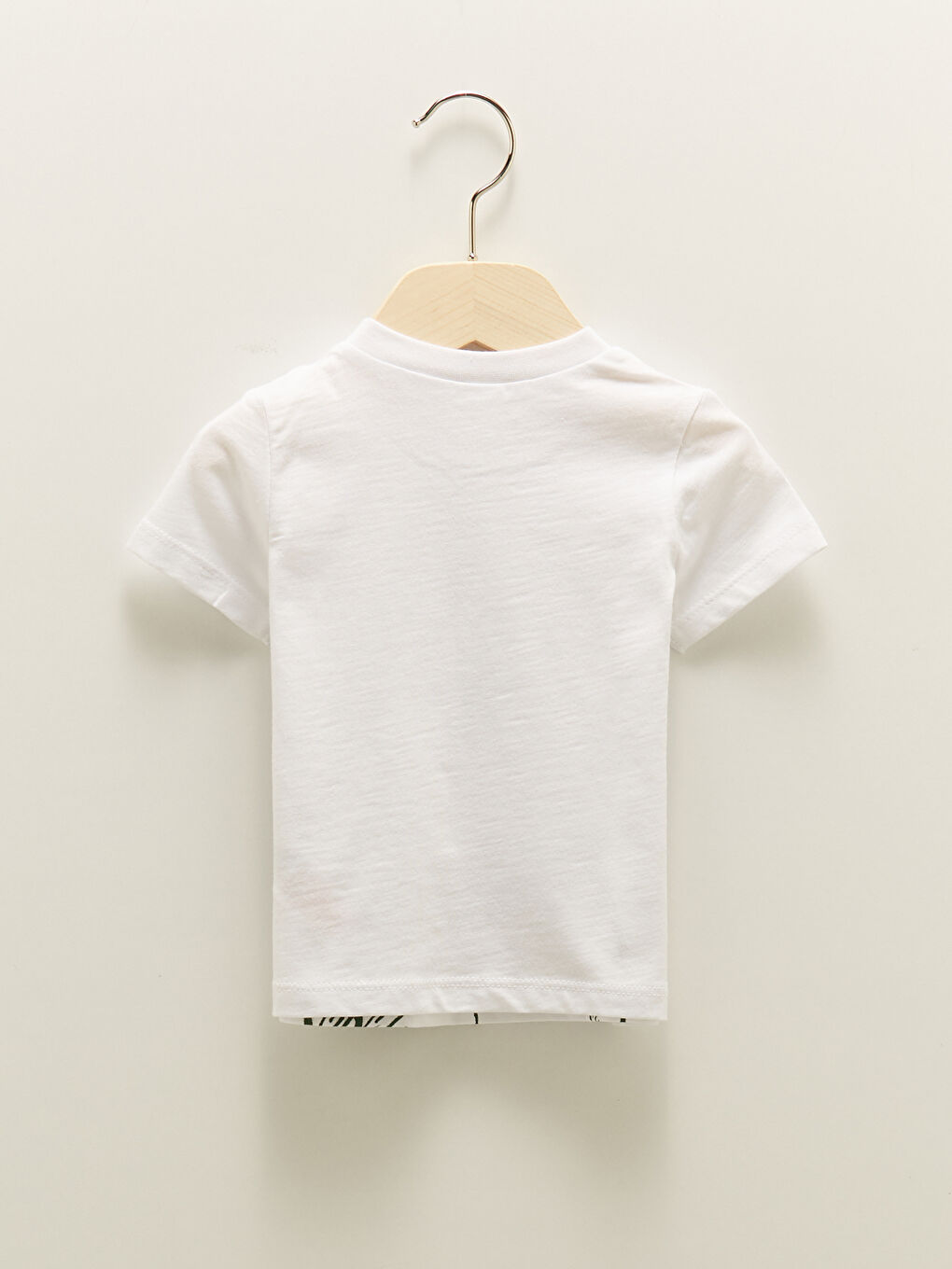 Bisiklet Yaka Kısa Kollu Winnie the Pooh Baskılı Pamuklu Tişört ve Şort 2'li Takım-2