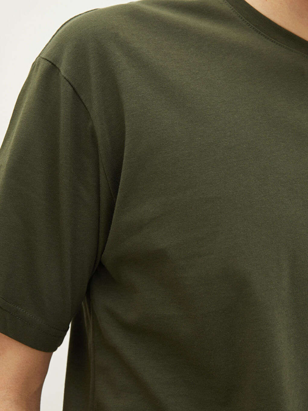 T-shirt Basique à Manches Courtes et Col Rond pour Hommes-3