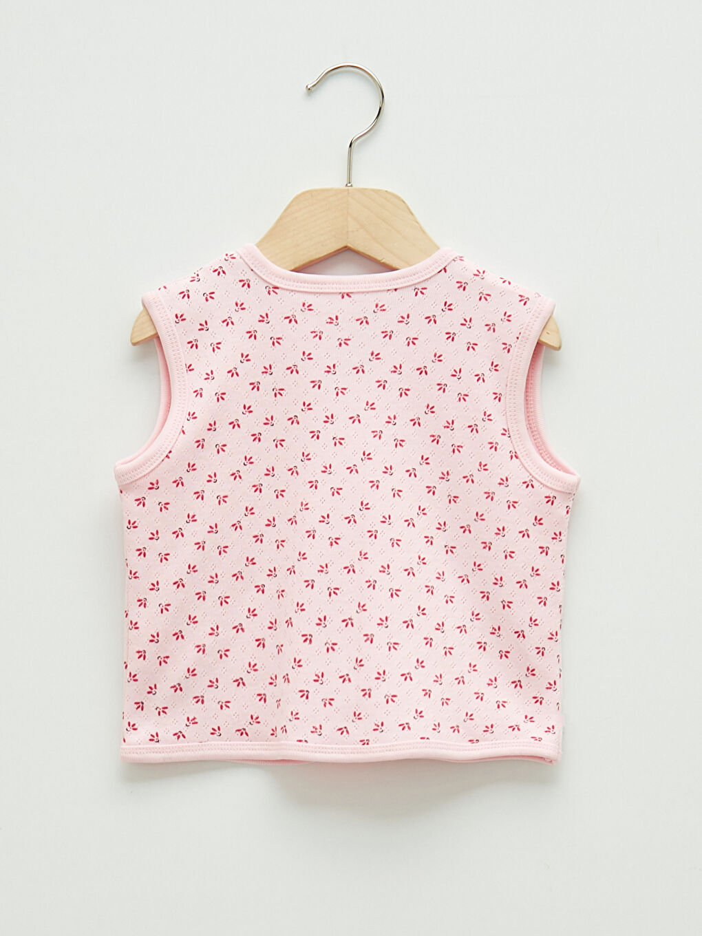 Vestă Pentru Bebeluşi, Fete, Din Bumbac, Cu Imprimeu Și Decolteu În V, Luggi Baby-1