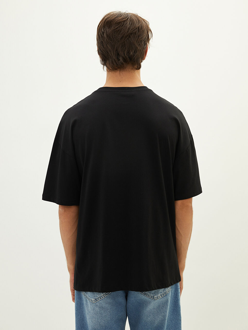 Crew Neck Short Sleeved Printed Combed Cotton Men's T-Shirt 2-Pack-2