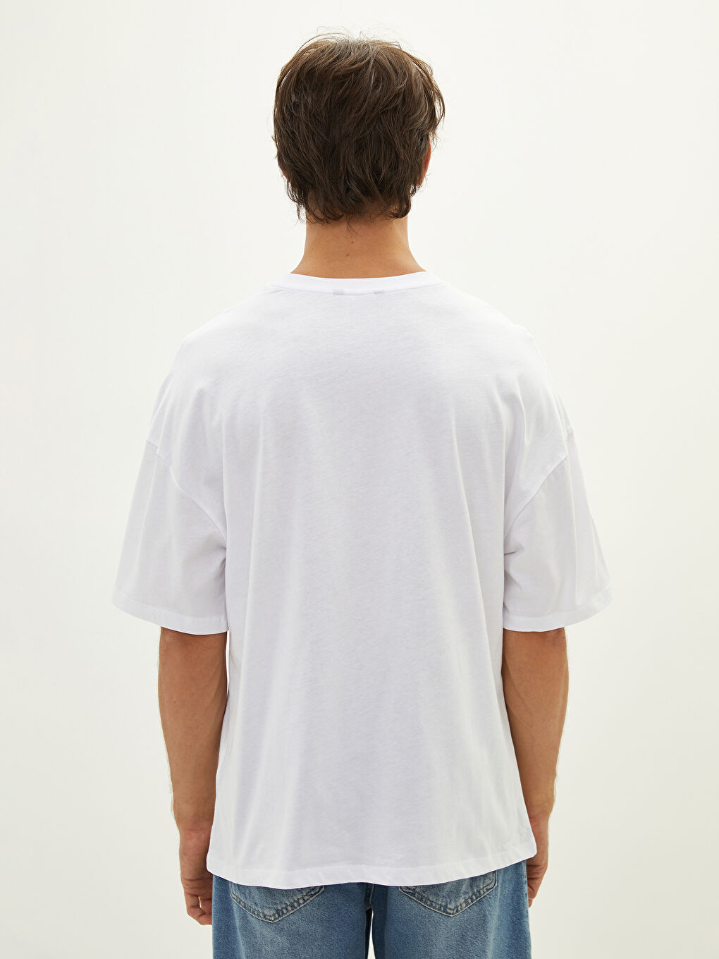 Crew Neck Short Sleeved Printed Combed Cotton Men's T-Shirt 2-Pack-10