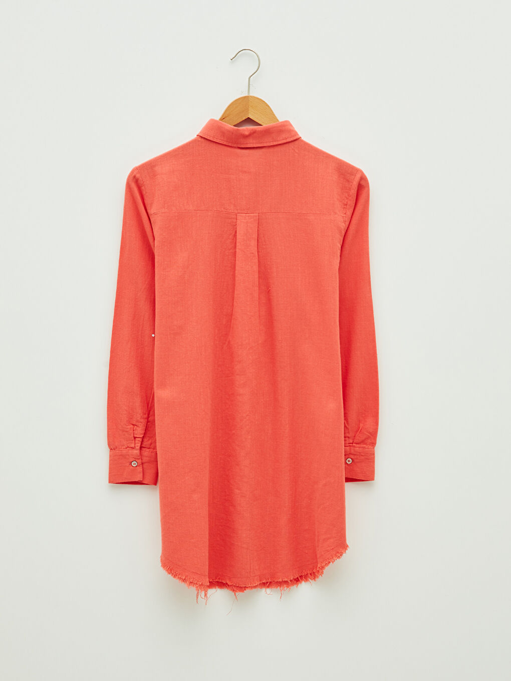 әйелдерге арналған өрнексіз ұзын жең жейде туника-6