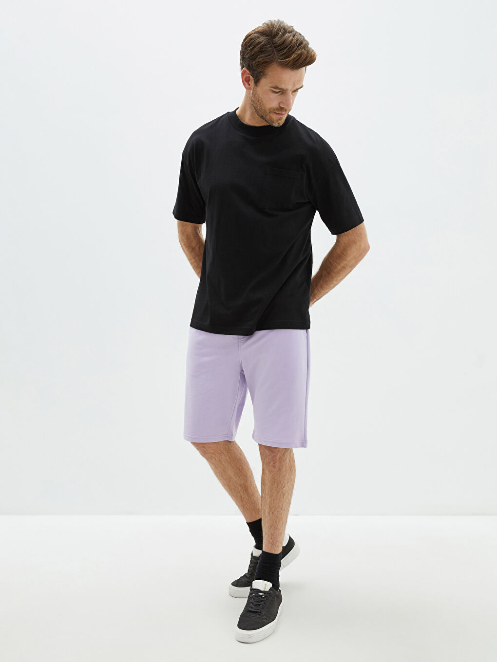 LCWAIKIKI Basic Standard Fit Men's Bermuda Shorts -S1M882Z8-G0W