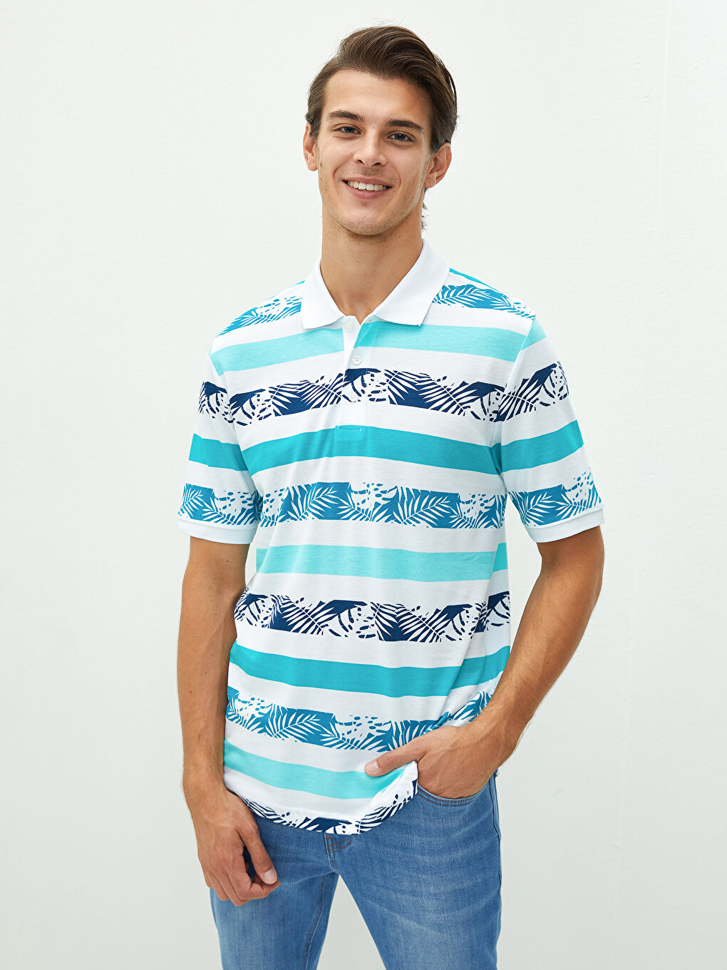 تي شيرت اخضر رجال-1