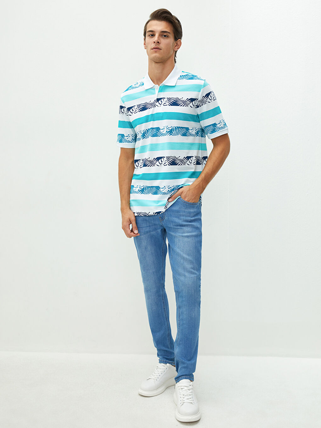 تي شيرت اخضر رجال-3