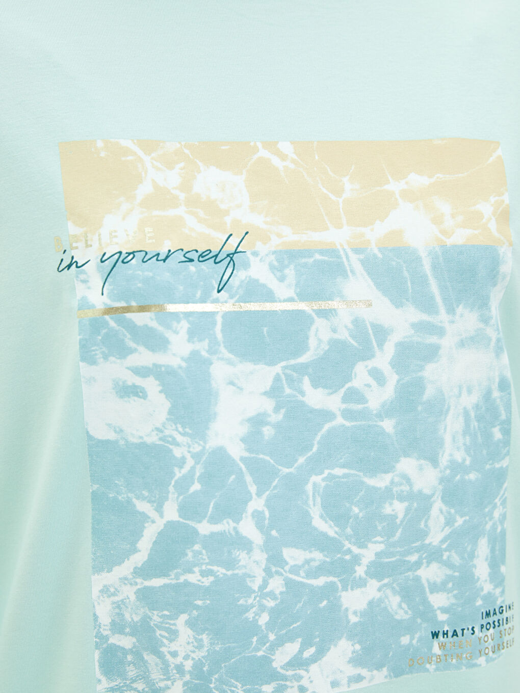 Crew Neck Printed Long Sleeve Women's Tunic-3