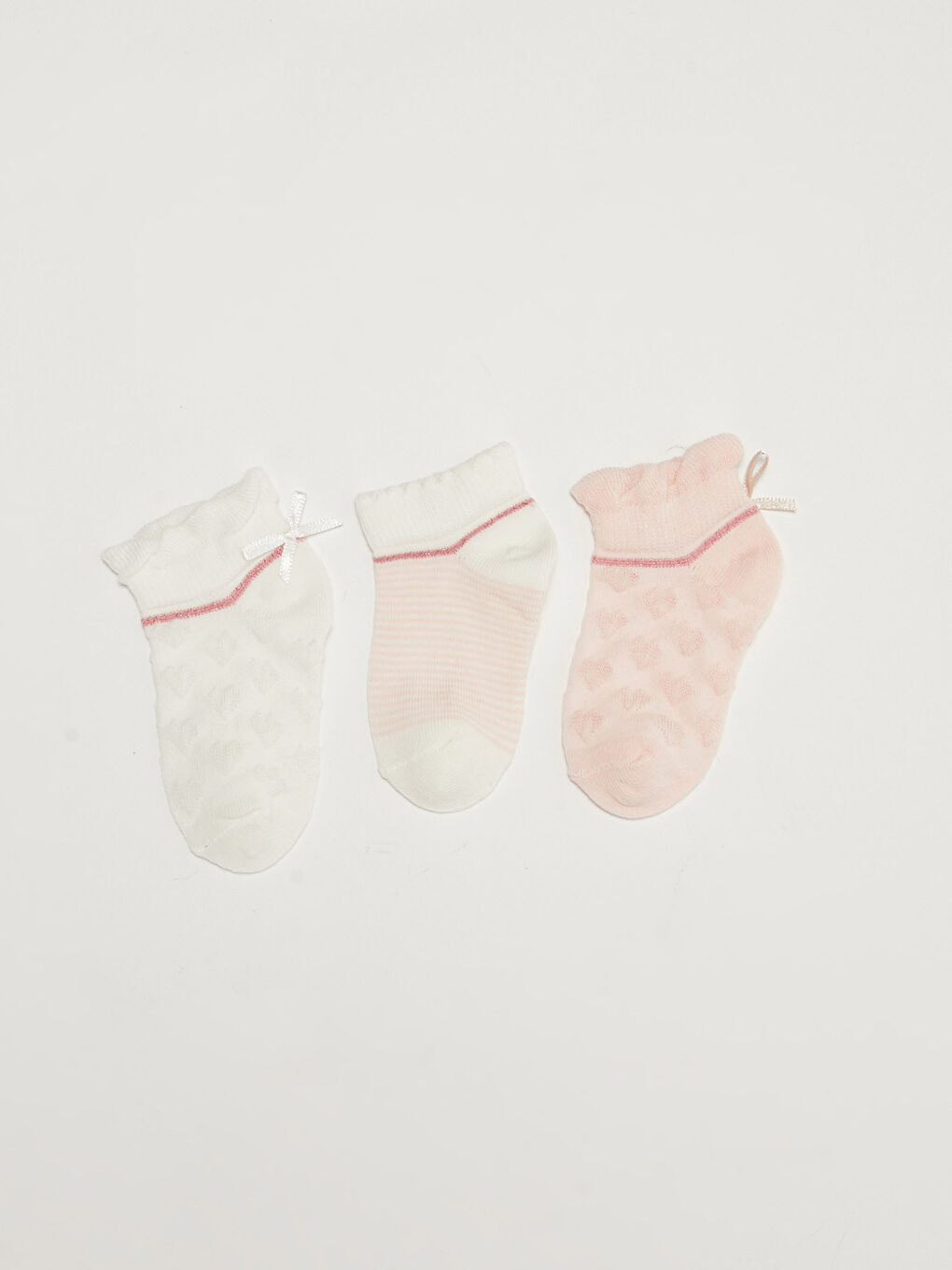 Baby Girls' Trainer Socks 3-pack