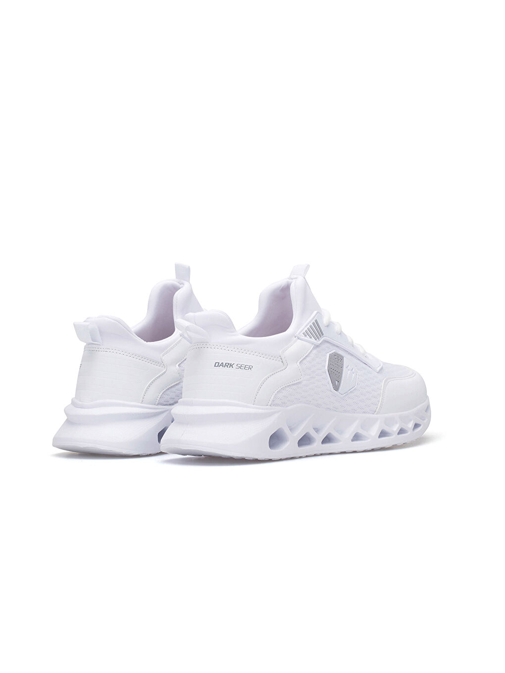 Beyaz Bağcıklı Erkek Aktif Spor Ayakkabı-3