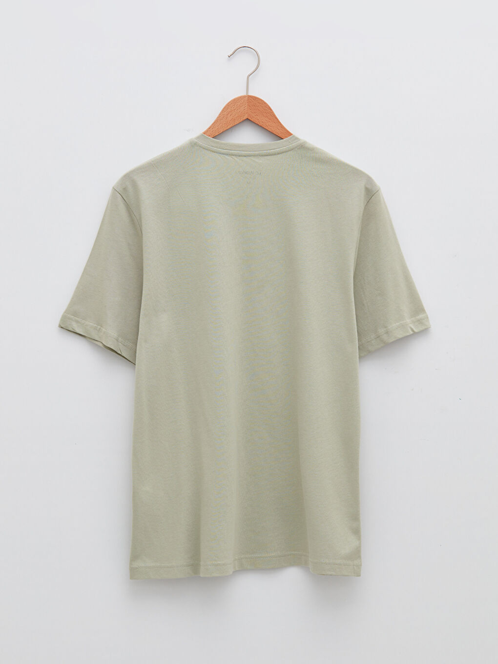 تيشيرت رجالي ياقة دائرية كم قصير مطبوع قطن ممشط-6