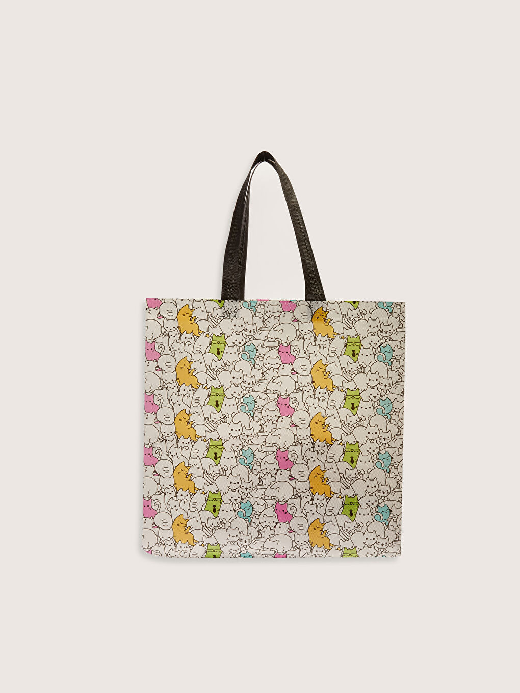 Cat Printed Shopping Bag