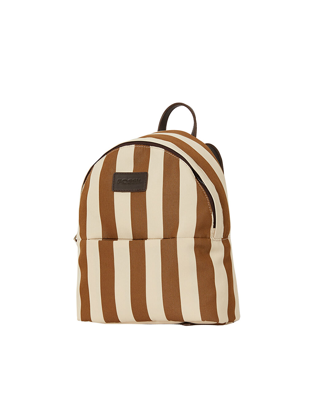 Kahverengi Fossil Çizgili Kadın Sırt Çantası-3