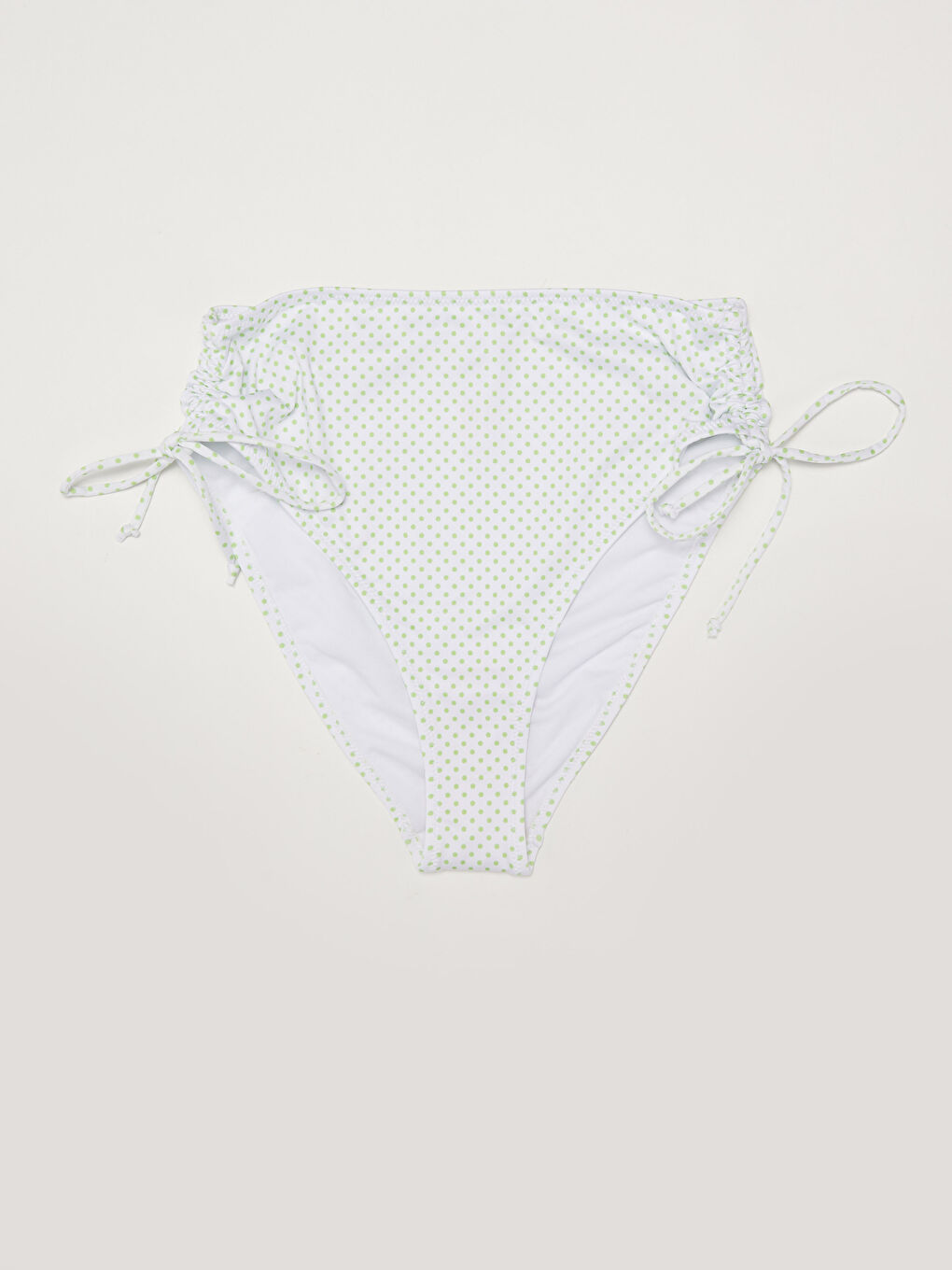 Ekru Puantiyeli Kadın Bikini Alt