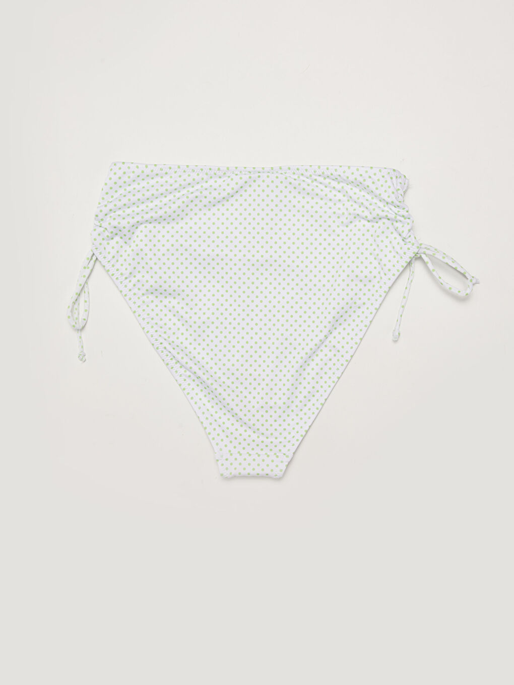 Ekru Puantiyeli Kadın Bikini Alt-1