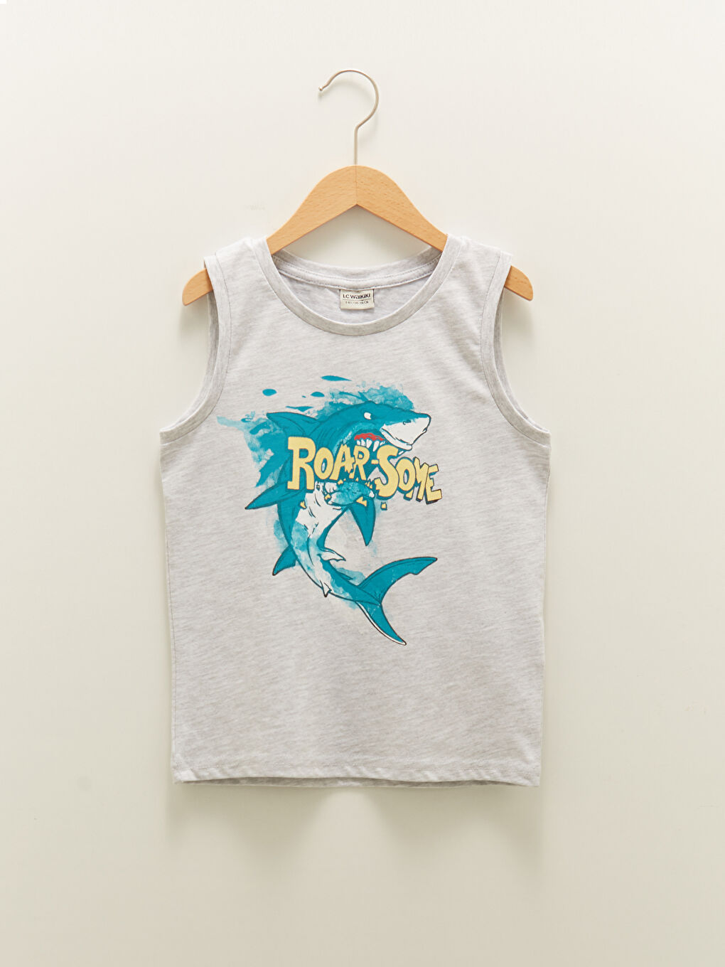 Crew Neck Printed Boys' Vest