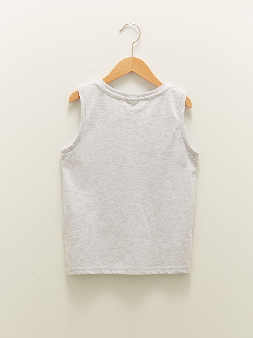 Crew Neck Printed Boys' Vest-1