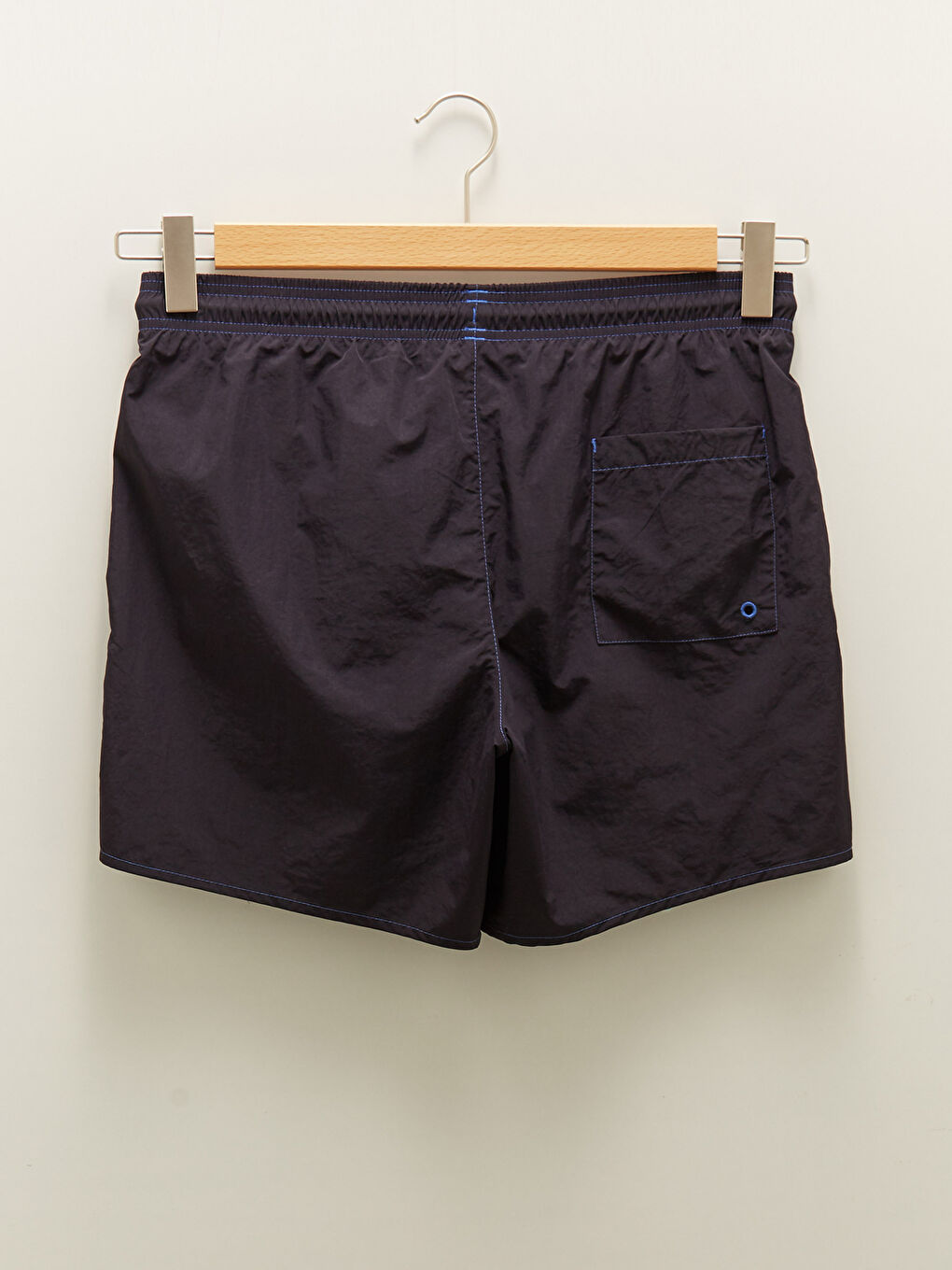 Lacivert Kısa Boy Basic Erkek Deniz Şortu-6