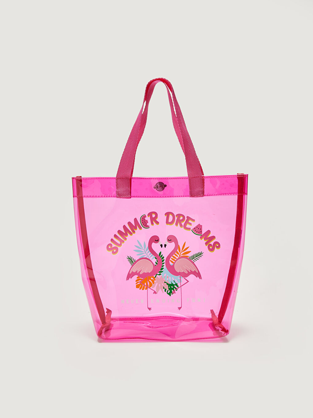 شنطة كتف بناتي شفافة مطبوعة