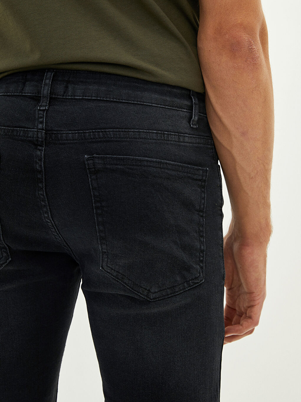 Slim Fit Men's Jean Shorts -S1ME54Z8-326