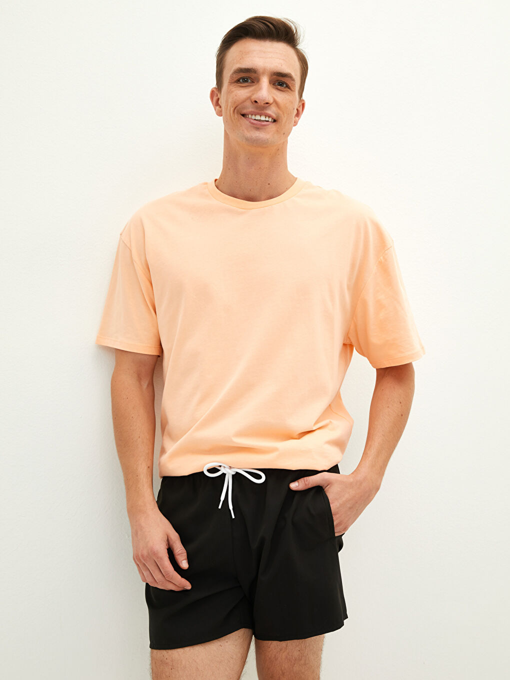 Basic Men's Short Swim Shorts -S1ME76Z8-CVL
