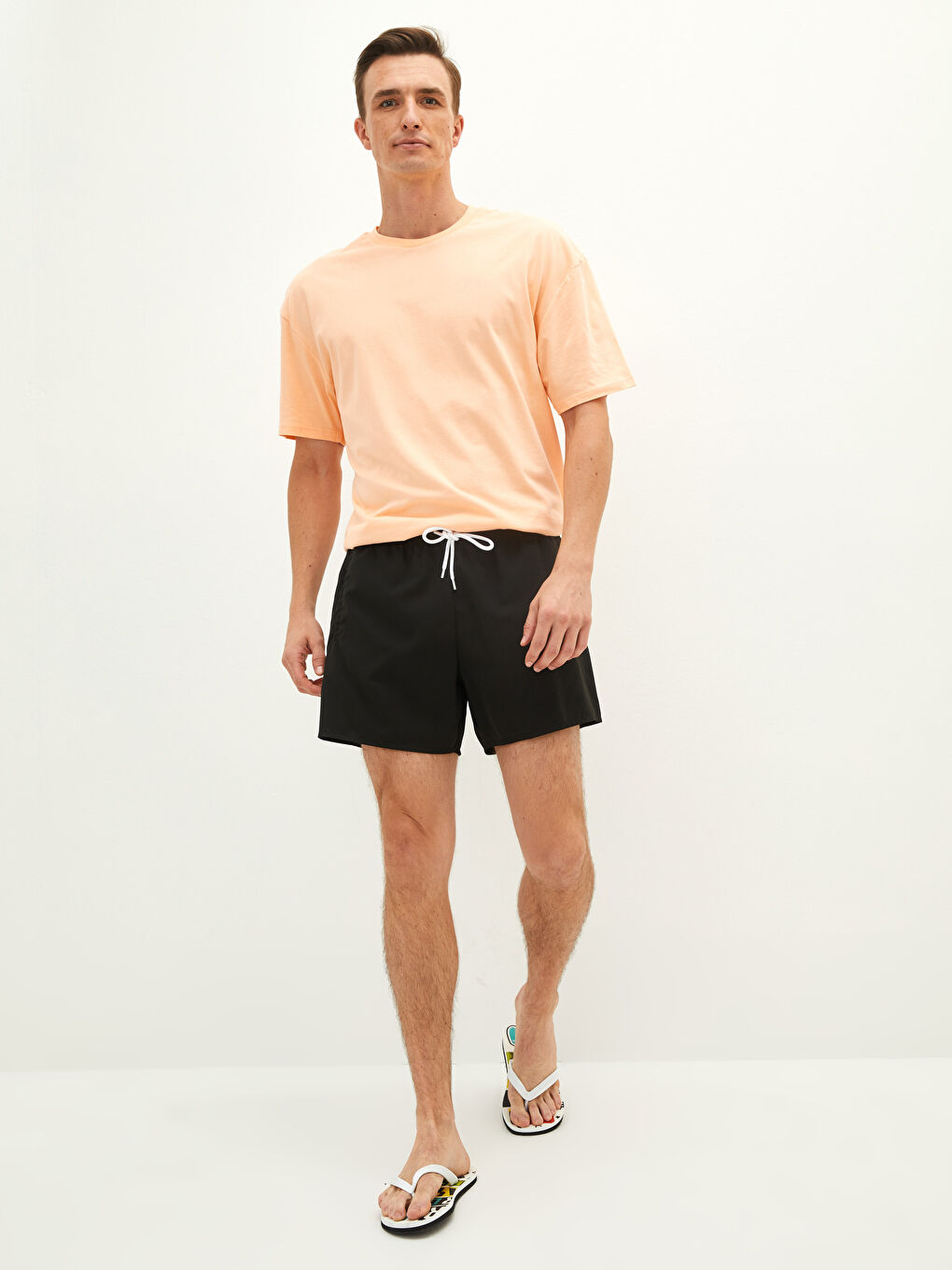 Basic Men's Short Swim Shorts -S1ME76Z8-CVL