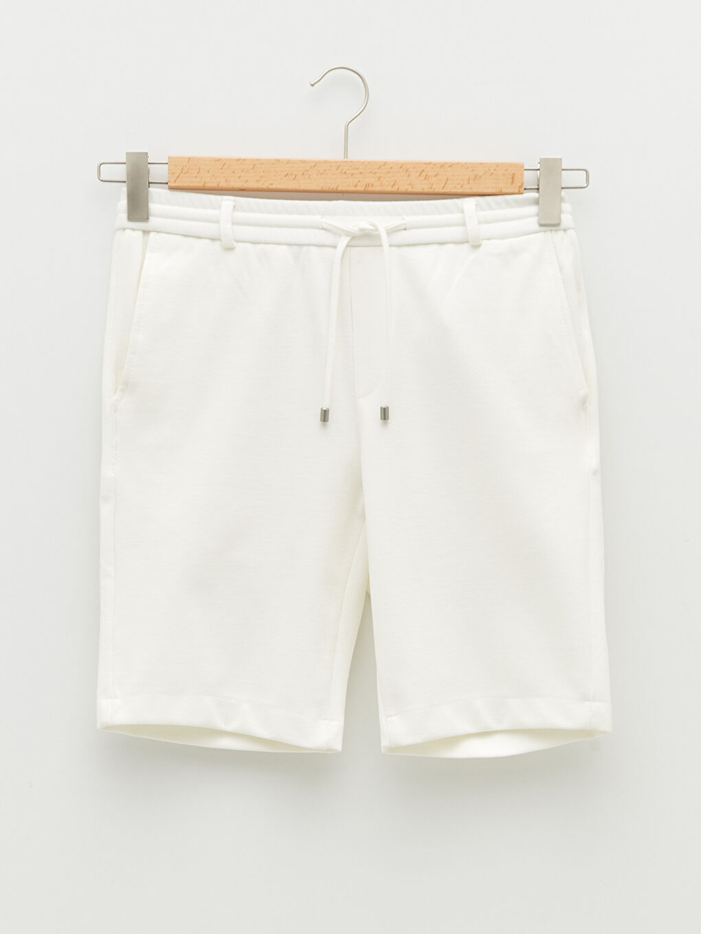 شورت برمودا للرجال بقصة عادية-5