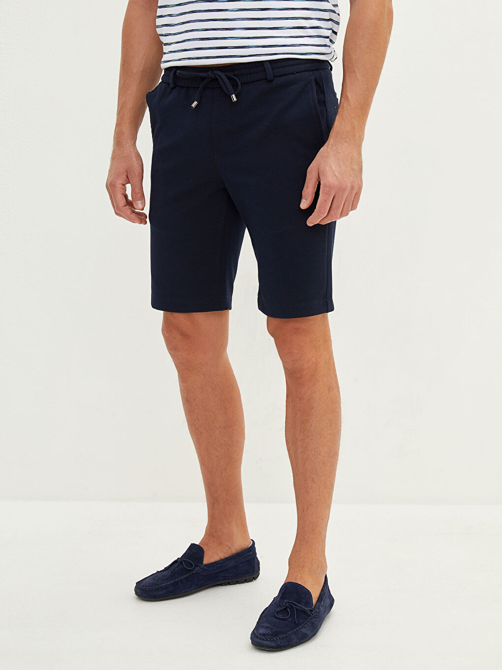 شورت برمودا للرجال بقصة عادية-2